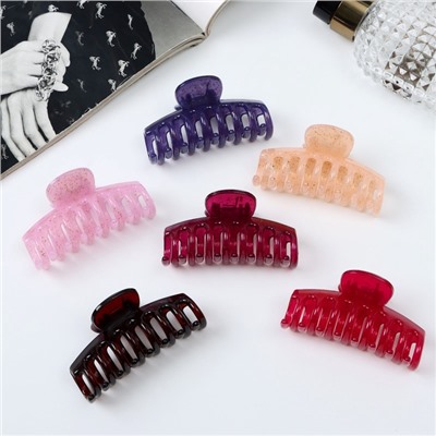 Крабик для волос «Лилиан», классика, 7 см, МИКС