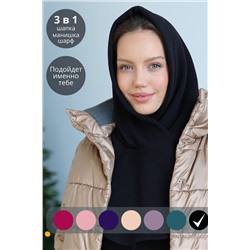 Капор 22-333L17 черный