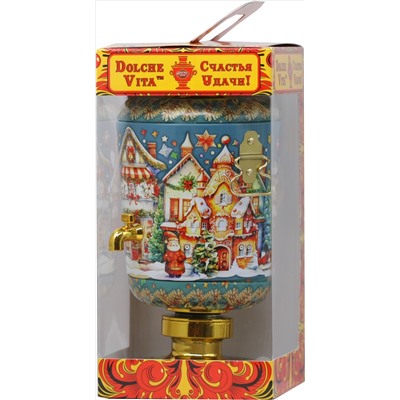Dolche Vita. Новый год. Самовар Волшебный город 75 гр. жест.банка