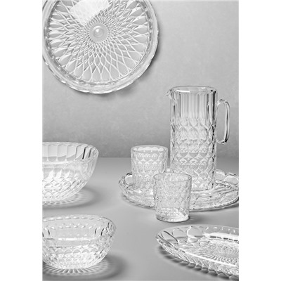 Чаша Vanity, Ø25 см, прозрачная