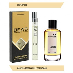 Парфюм Beas Mancera Roses Vanille For Women W592 10 ml, Парфюм женский Beas W592 создан по мотивам аромата Mancera Roses Vanille