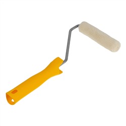 Мини-валик в сборе "Лаки" , 110 мм, ворс 5 мм, D 16 мм, D ручки 6 мм, Велюр Сибртех