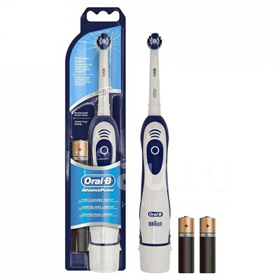 Oral-B Электрическая Зубная щетка на батарейках Advance Power, 1 шт