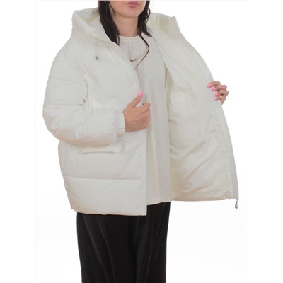 2309 WHITE Куртка зимняя женская (200 гр. холлофайбер)