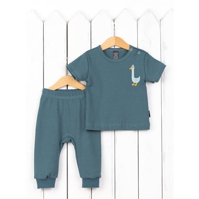 Брюки для мальчика Baby Boom П47/65-И я730 Штормовое море гуси