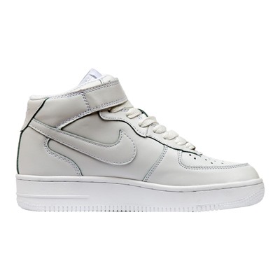 Кроссовки Nike Air Force 1 Mid 07 White Leather арт 5001-1