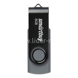 USB Flash 8GB SmartBuy Twist черный 2.0
