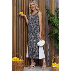 Сарафан Новый сезон (черно-белый) П13385-10М