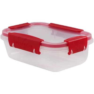 4378159 BUTTERFLY BRIGHT КОНТЕЙНЕР ГЕРМЕТИЧНЫЙ 0,5л (красный) (24) оптом