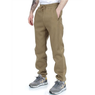 B39BR DARK BEIGE Брюки спортивные мужские (90% хлопок, 10% полиэстер)