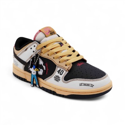 Кроссовки из натуральной кожи А765-4 бело черные