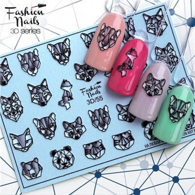 Fashion Nails, Слайдер-дизайн 3D/55