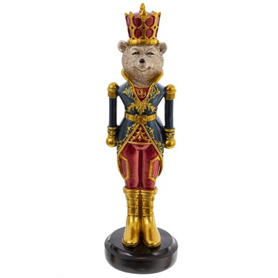 GAEM Фигурка декоративная "Солдатик-медведь", L9 W9 H31 см