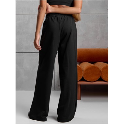 Брюки "Диагональ" Черный  Детский