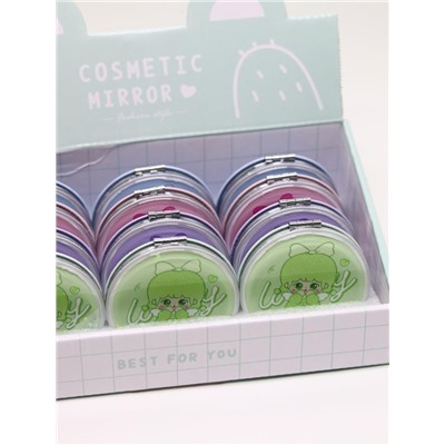 Набор зеркал «little girl» шоу-бокс 12 шт. (4 цвета)