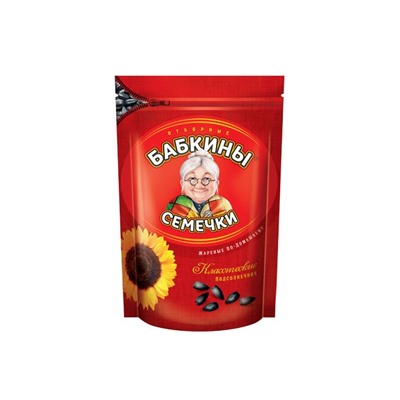 «Бабкины семечки», семечки отборные, жареные, 300 г