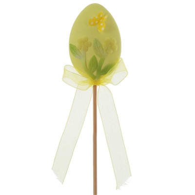 GAEM Изделие декоративное (вставка) "Яйцо пасхальное" (4*1,5*6) (блок 12 шт), L4,5 W2,5 H24,5 см, 2в.