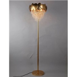 299-254 Напольная лампа (х1)Кристаллы, нержавеющая сталь