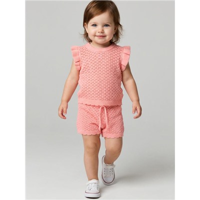 Комплект для девочки: футболка, шорты