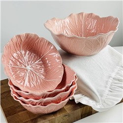 232-032 Набор из 5 салатников 27/19см КАПУСТА в под.уп.(х4)Фарфор