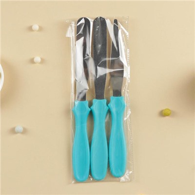 Набор лопаток кондитерских «Ночь», 23×8.5×2.5 см, 3 шт., МИКС