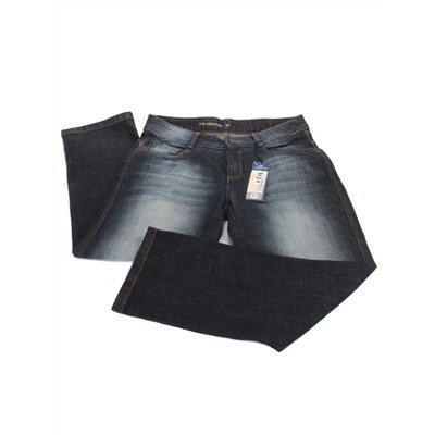 9151 BLUE Джинсы капри женские