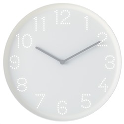 TROMMA, Wanduhr, weiß,, 25 cm