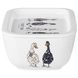 БЛЮДО С КРЫШКОЙ LEFARD "FAMILY FARM" ПРЯМОУГ. 16,5*11,5*6 СМ 490 МЛ (КОР=24ШТ.)