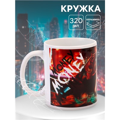 Кружка керамическая в коробке «Человек-паук деньги», 320 мл