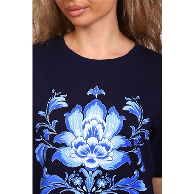 Женская туника 29534 / темно-синий