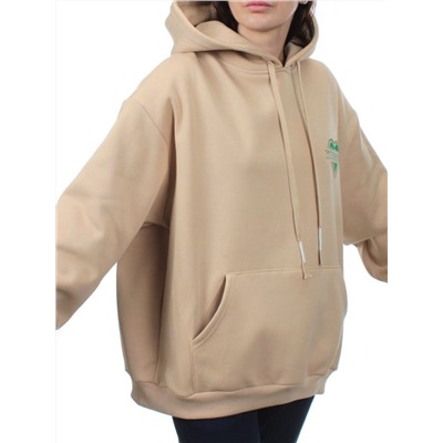 2805 BEIGE Худи женское (95% хлопок, 5% спандекс)