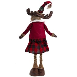 GAEM Игрушка набивная "Олень" (телескоп ноги), L21 W14 H74/46 см