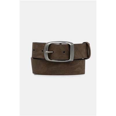 Pasek męski ze skóry ekologicznej, kolor brązowy RW25-PAM501