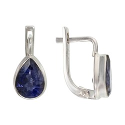 Серьги 'Мара' с иолитом ИАСК37107Х09ИО0R1