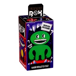 Игрушка - сюрприз Funny box «Монстрики»: детский брелок, наклейки, карточка