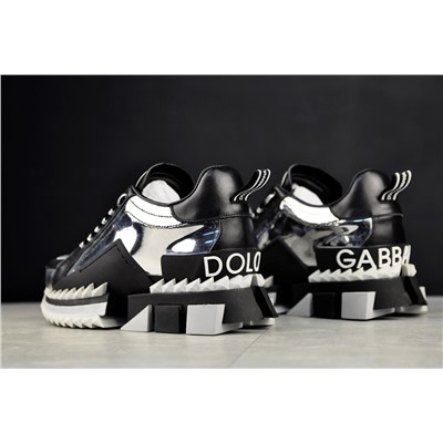 Кроссовки DOLCE & GABBANA Super king из натуральной кожи
