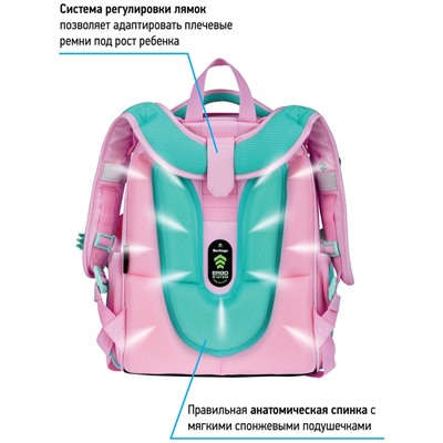 Ранец Berlingo Expert "Princess cat" 37*28*16см, 2 отделения, 2 кармана, анатомическая спинка