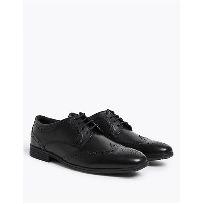 Kids' Leather Freshfeet™ Brogues (13 Small - 9 Large)