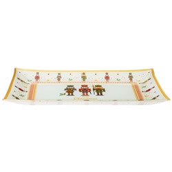 БЛЮДО ДЛЯ СЕРВИРОВКИ КОЛЛЕКЦИЯ "РОЖДЕСТВЕНСКАЯ СКАЗКА"30*20 СМ МАЛ. УП. 6 ШТ