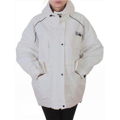 3092 WHITE Куртка демисезонная женская (100 гр. холлофайбер)