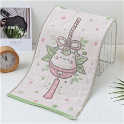 Gauze cartoon children's sweat towel, wholesale