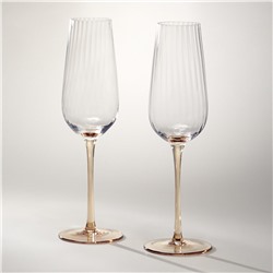 НАБОР БОКАЛОВ ДЛЯ ШАМПАНСКОГО ИЗ 2-Х ШТУК "J'ADORE" 250 МЛ