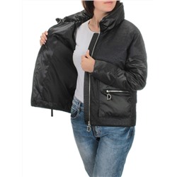 EAC931 BLACK Куртка демисезонная женская (100 гр. синтепон)