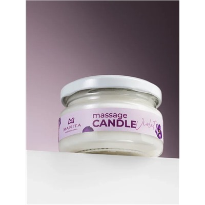 Manita Professional Свеча массажная / Violet, 100 мл