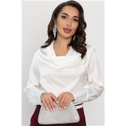 Блуза Шелковая сказка (белая) Б14380-33М