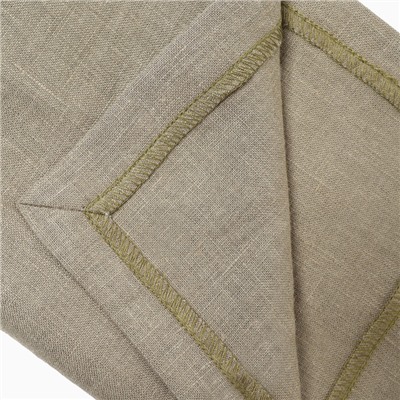 Салфетка Linen collection 30х40 см,хаки, 100% лён 170 г/м2