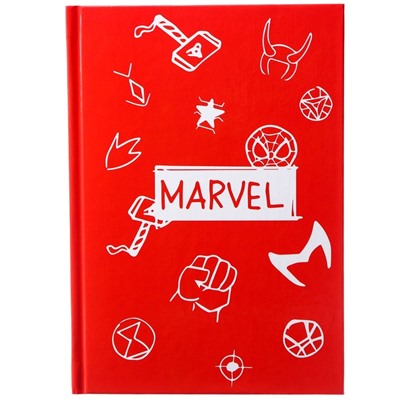 Ежедневник А5, 80 листов Marvel, Мстители