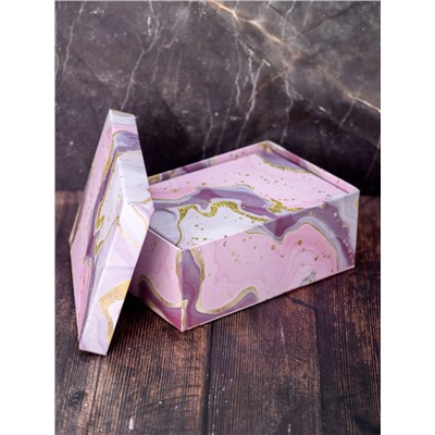 Набор подарочных коробок 3 в 1 «Amethyst», pink, 18*12*7-21*14*8.5-23*16*9.5