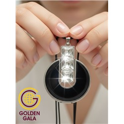 Кулон на кожаном шнурке "Женская грация" Арт КШ2130/26