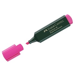 Текстовыделитель Faber-Castell "48" розовый, 1-5мм